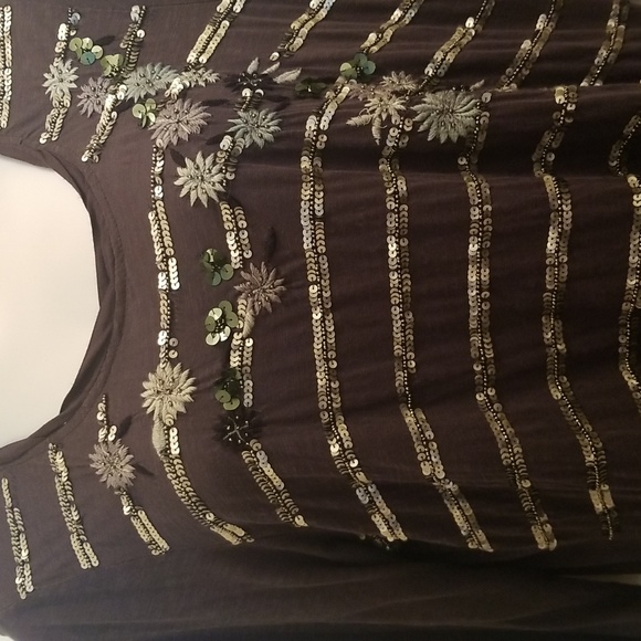 Lori Goldstein Lavish Collection sequin top - Picture 7 of 7